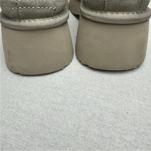 Project Cloud Johnna Platform Clogs Genuine Suede Uppers Gray Grey Size 8 - Picture 5 of 12